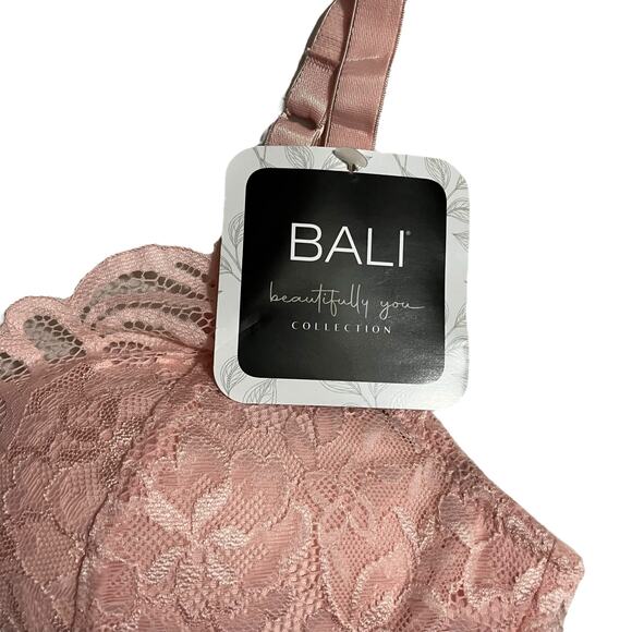 Bali Bra Size Small Lace Desire Wirefree Lace Converatble Comfort Flex DFW591 - Picture 8 of 9